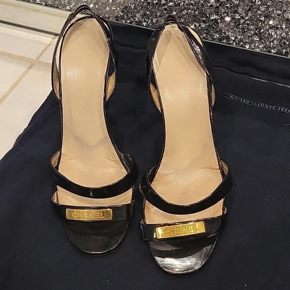 Chanel Leather Sandals